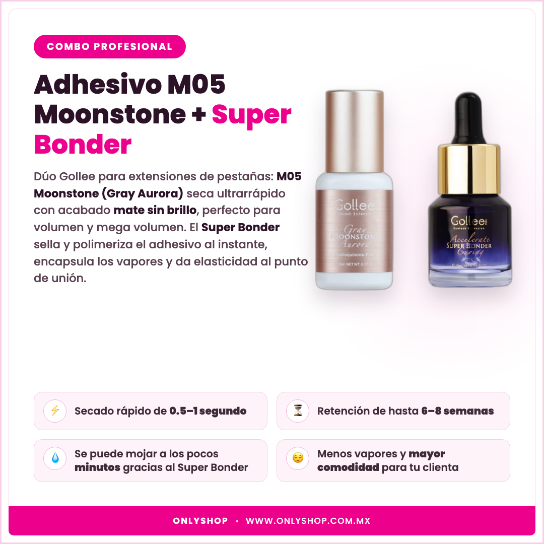 Adhesivo M05 Moonstone + Super Bonder — descripción y beneficios | OnlyShop