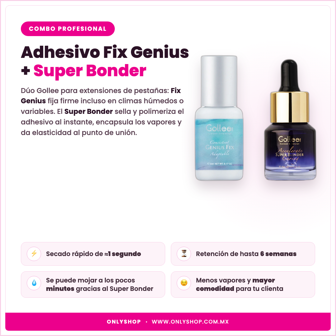 Adhesivo Fix Genius + Super Bonder — descripción y beneficios | OnlyShop