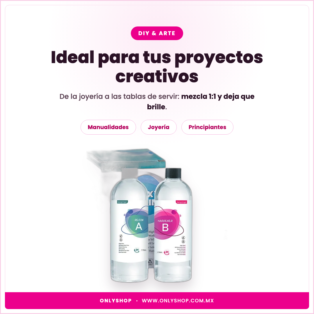 Kit Resina Epóxica — ideal para | OnlyShop