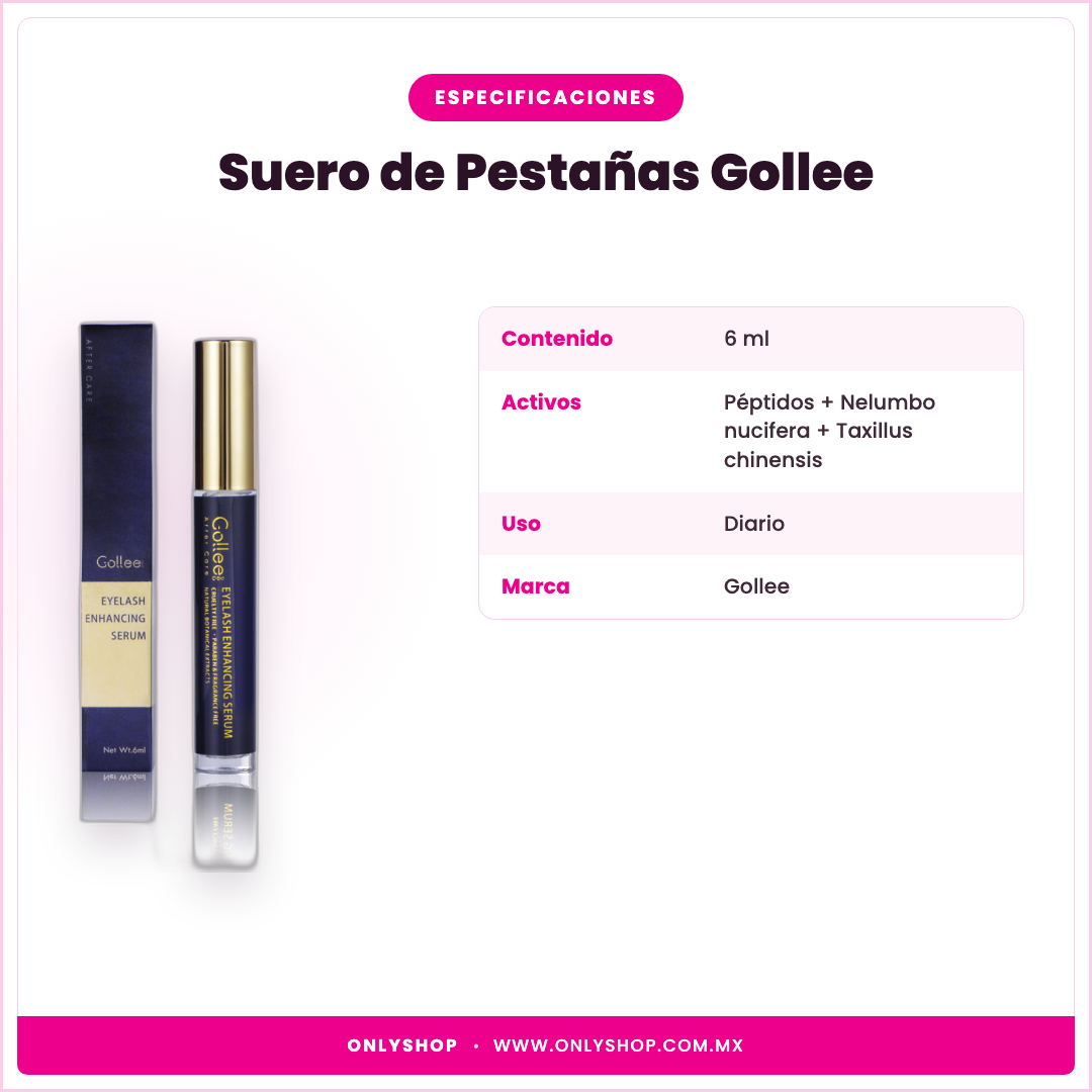 Suero de Pestañas Gollee — especificaciones | OnlyShop