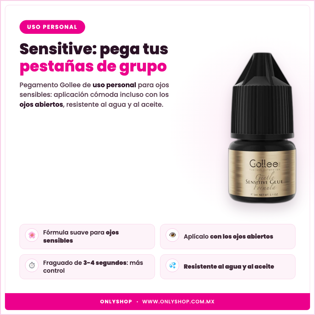 Adhesivo Gollee Sensitive — descripción y beneficios | OnlyShop