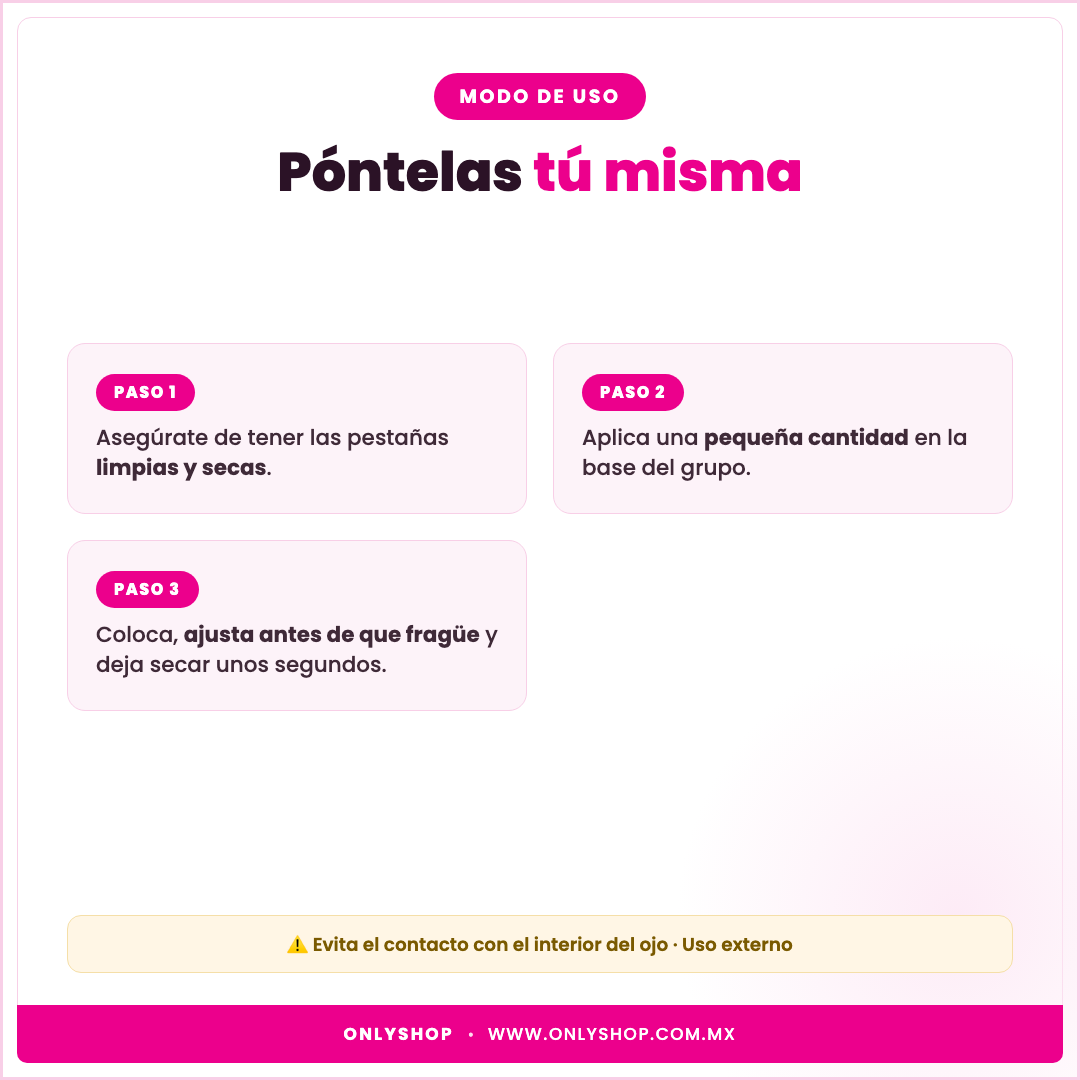Adhesivo Gollee Sensitive — modo de uso | OnlyShop