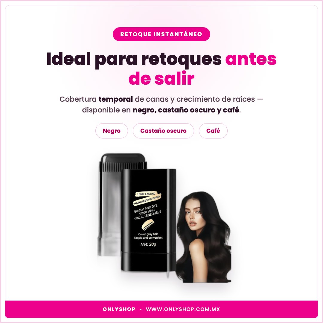 Tinte en Barra Cubre Canas — ideal para | OnlyShop