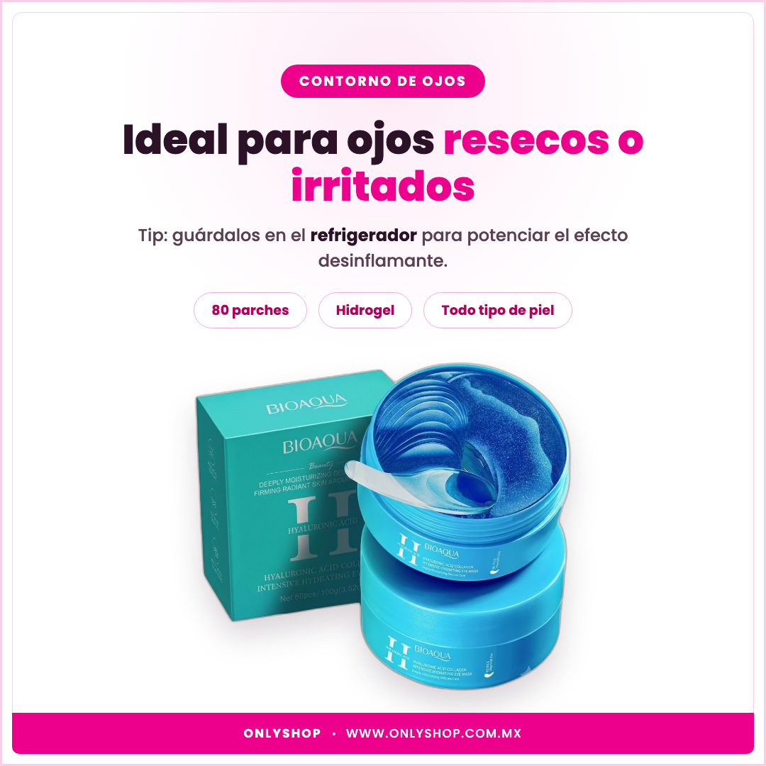 Parches Hialurónico BIOAQUA 80 pzas — ideal para | OnlyShop