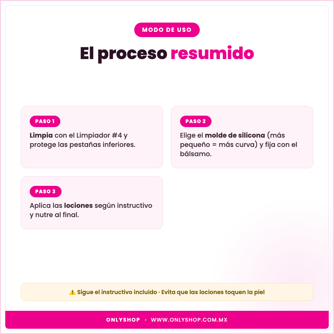 Kit Lifting Plant Extract — modo de uso | OnlyShop