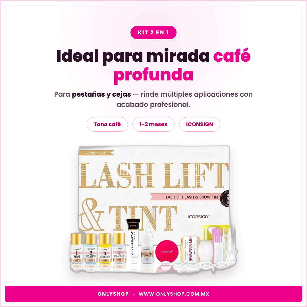 Kit Lifting + Tinte Café — ideal para | OnlyShop