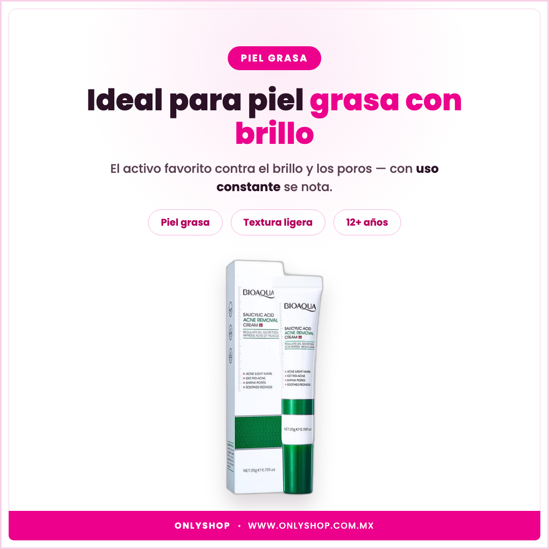 Crema Facial Ácido Salicílico — ideal para | OnlyShop
