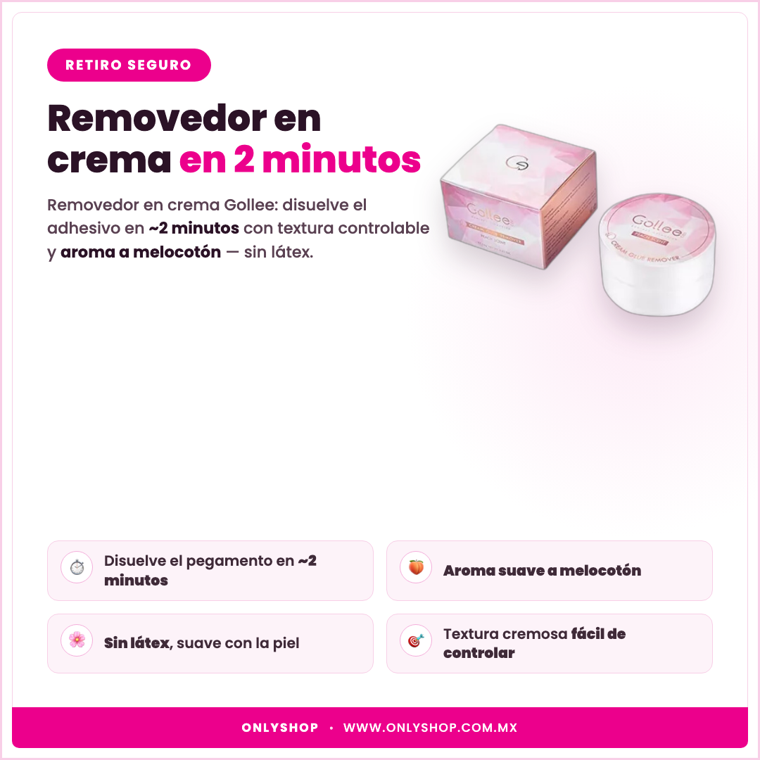 Removedor en Crema Gollee — descripción y beneficios | OnlyShop
