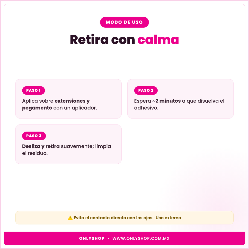 Removedor en Crema Gollee — modo de uso | OnlyShop