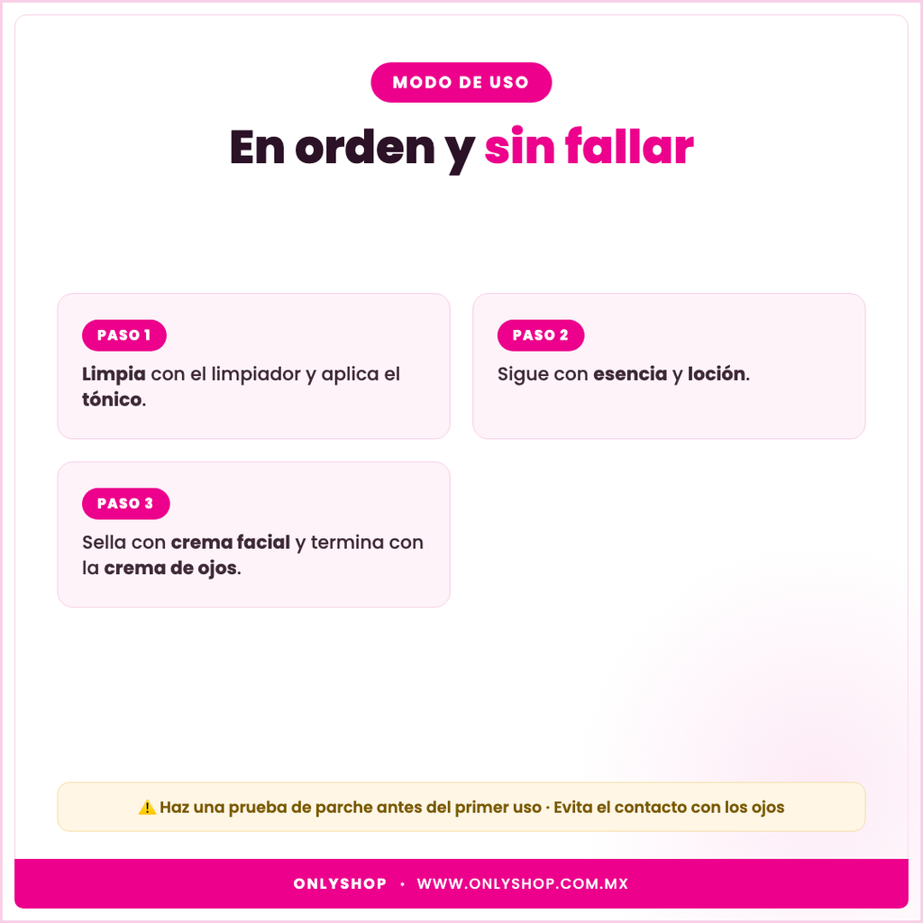 Kit Agua de Rosas — modo de uso | OnlyShop