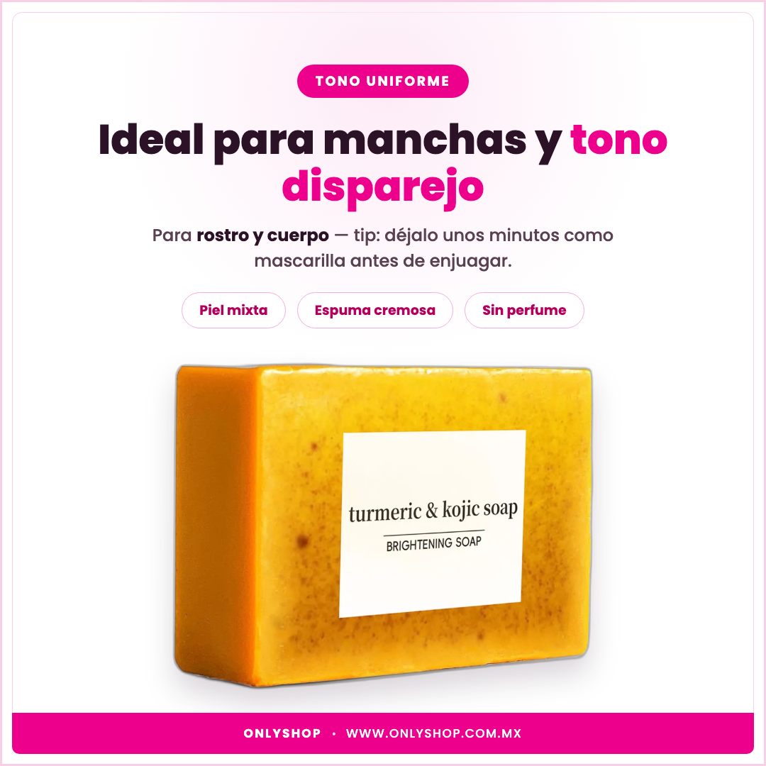 Jabón de Cúrcuma — ideal para | OnlyShop