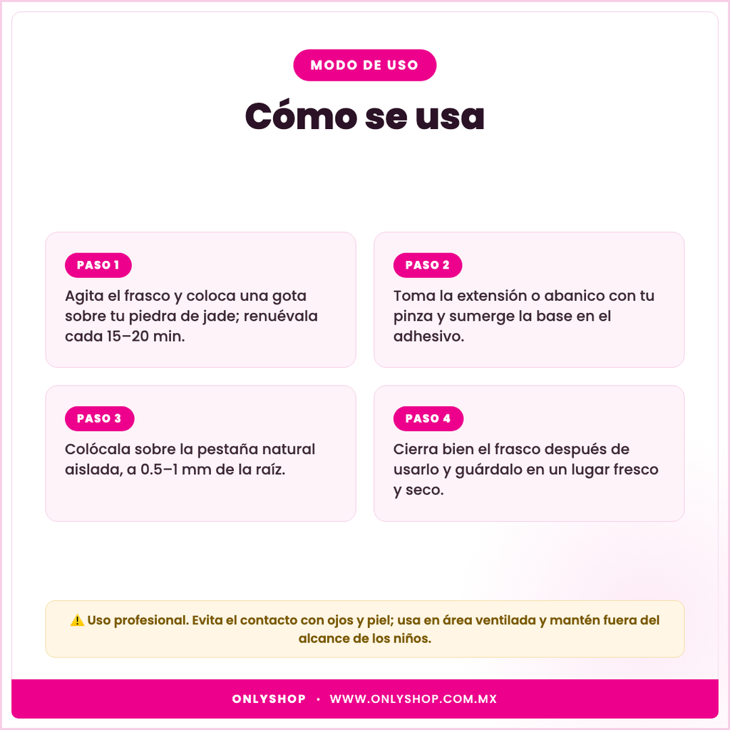 M05 Moonstone Glue — modo de uso | OnlyShop