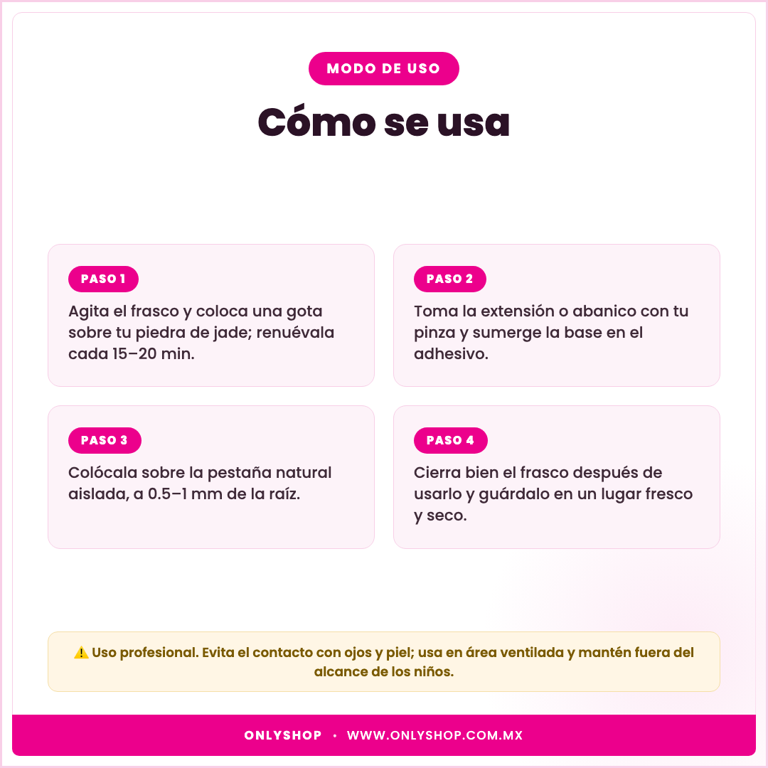 M05 Moonstone Glue — modo de uso | OnlyShop