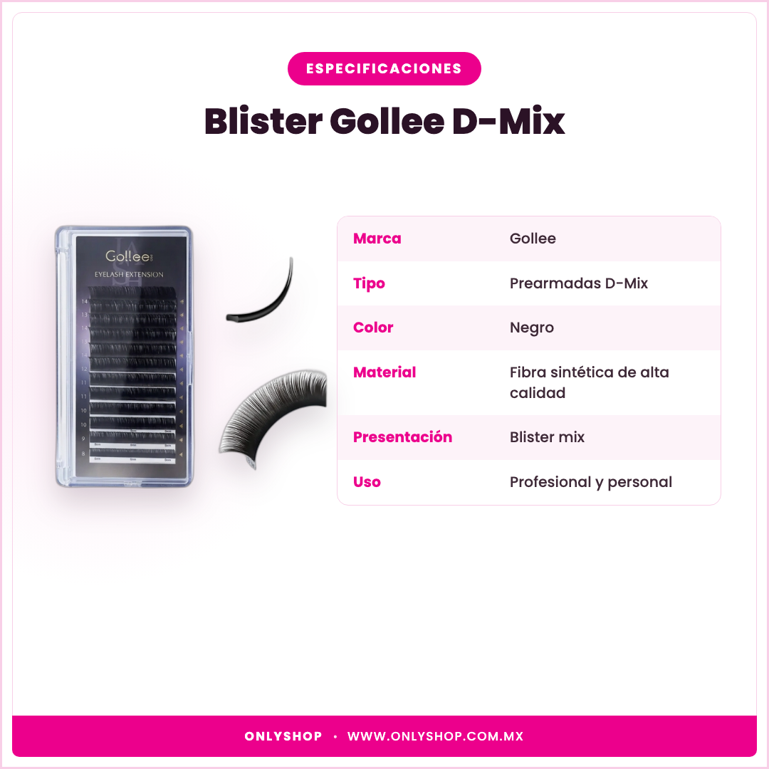 Blister Gollee D-Mix — especificaciones | OnlyShop