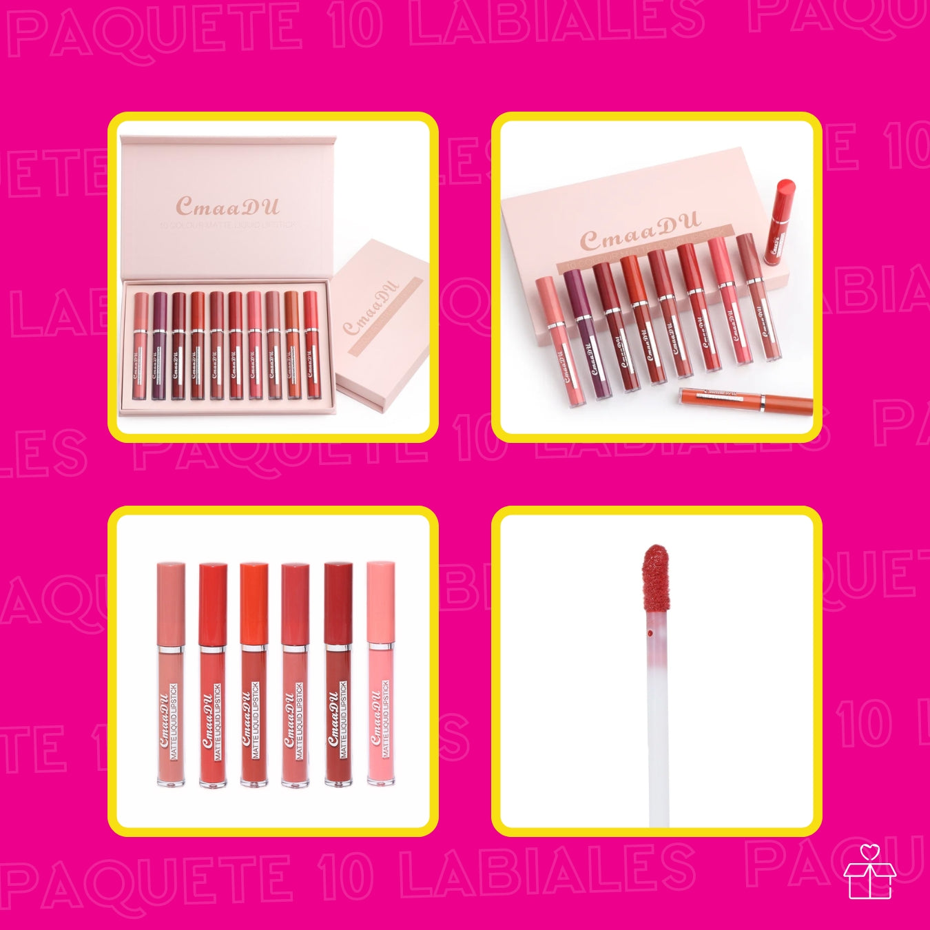 10 Lápices Labiales Liquidos Mate Indelebles Onlyshop Mexico