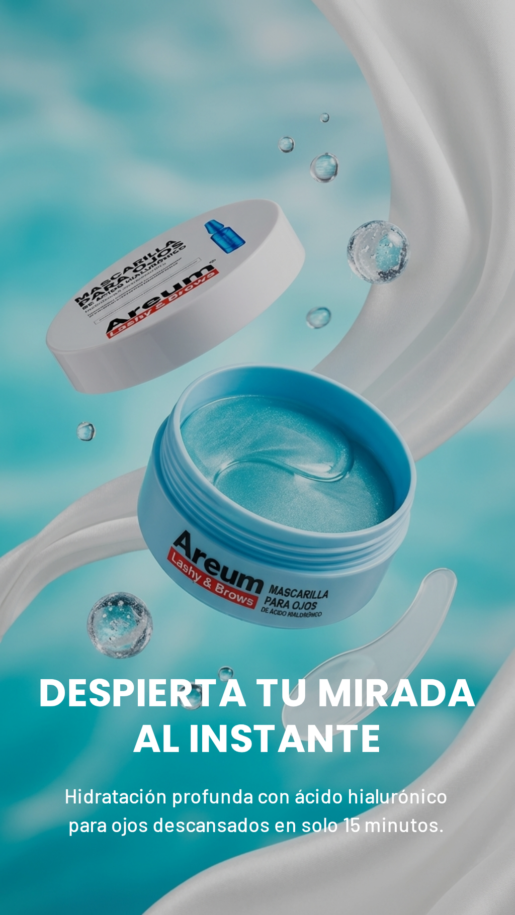 Parches Hydrogel Contorno Ojos Acido Hialurónico