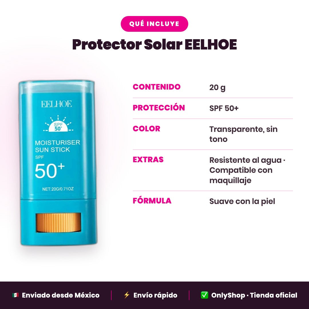 Qué incluye protector solar EELHOE