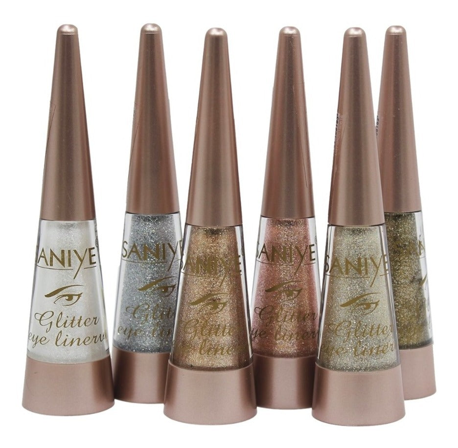 Delineador Liquido Con Glitter  Para Ojos Saniye M270 OnlyShop Mexico