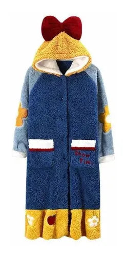 Bata Dormir Peluche Daisy Blanca Nieves Suave Soft OnlyShop Mexico